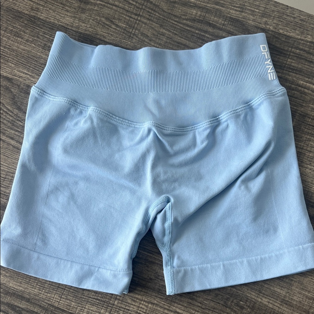 D-FINE Women's Sky Blue Bike Shorts